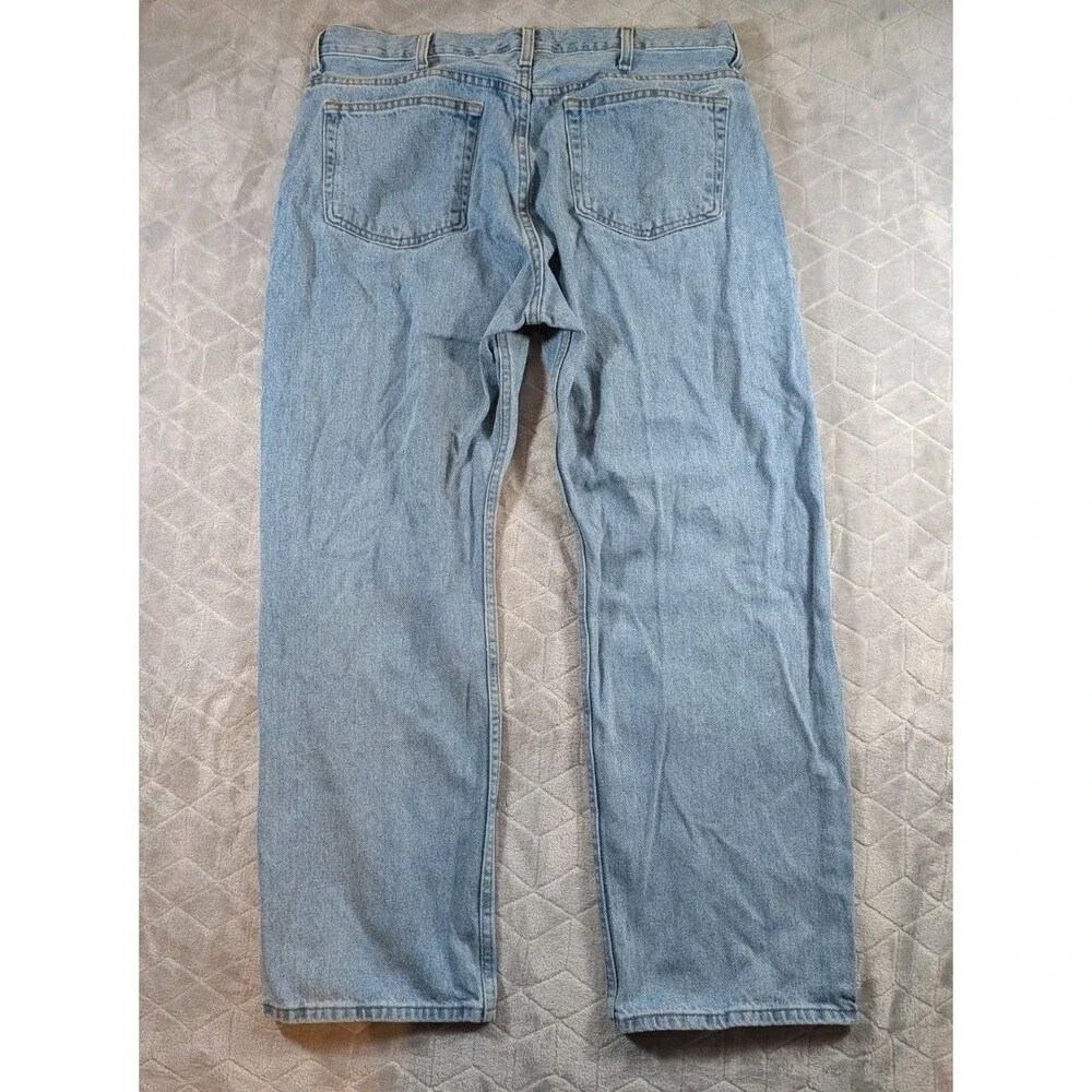 Faded Glory Men’s Size 36/29 Straight Leg Blue Denim Jeans 100% Cotton